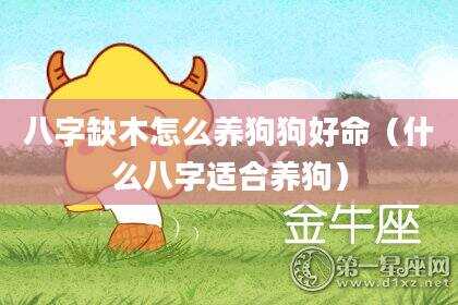 八字缺木怎么养狗狗好命（什么八字适合养狗）