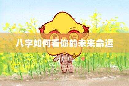 八字如何看你的未来命运