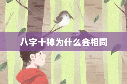 八字十神为什么会相同
