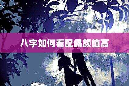 八字如何看配偶颜值高