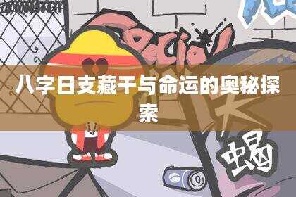 八字日支藏干与命运的奥秘探索