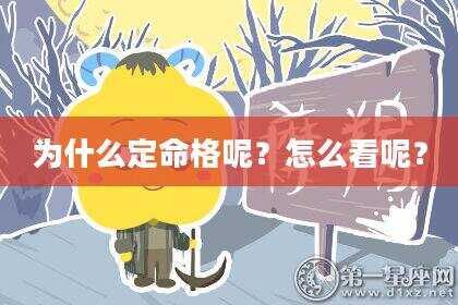 为什么定命格呢？怎么看呢？