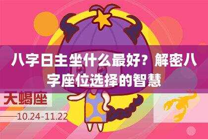 八字日主坐什么最好？解密八字座位选择的智慧