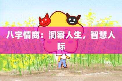 八字情商：洞察人生，智慧人际