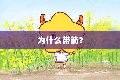 为什么带箭？