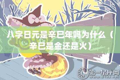 八字日元是辛巳年吗为什么（辛巳是金还是火）