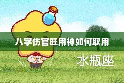八字伤官旺用神如何取用