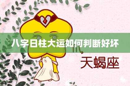 八字日柱大运如何判断好坏