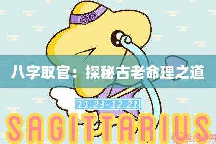 八字取官：探秘古老命理之道