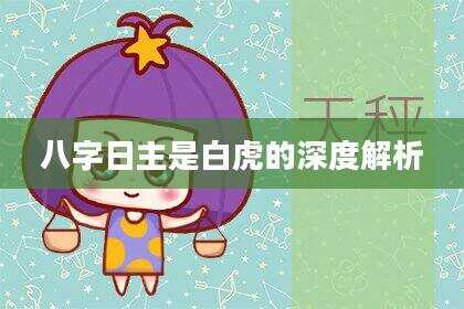 八字日主是白虎的深度解析