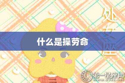 什么是操劳命