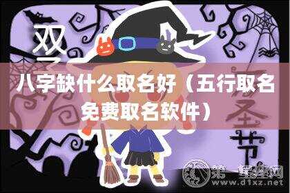 八字缺什么取名好（五行取名免费取名软件）