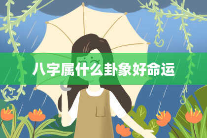 八字属什么卦象好命运
