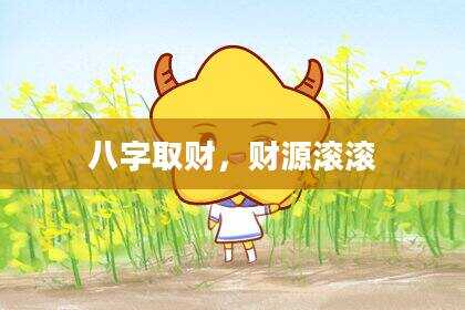 八字取财，财源滚滚