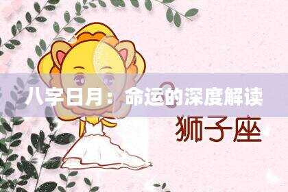 八字日月：命运的深度解读