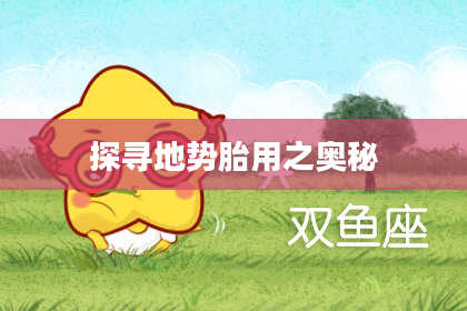 探寻地势胎用之奥秘