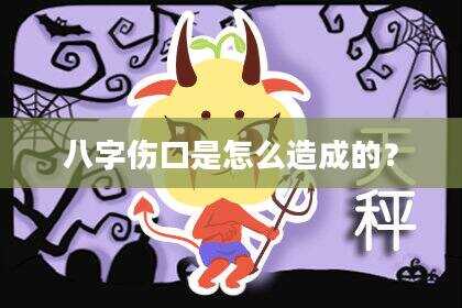 八字伤口是怎么造成的？