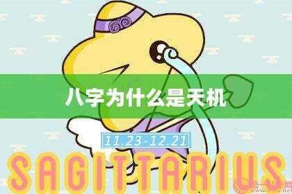 八字为什么是天机
