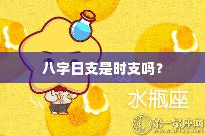 八字日支是时支吗？