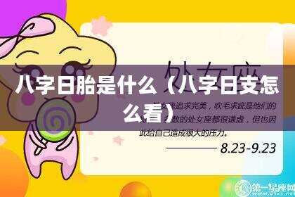 八字日胎是什么（八字日支怎么看）
